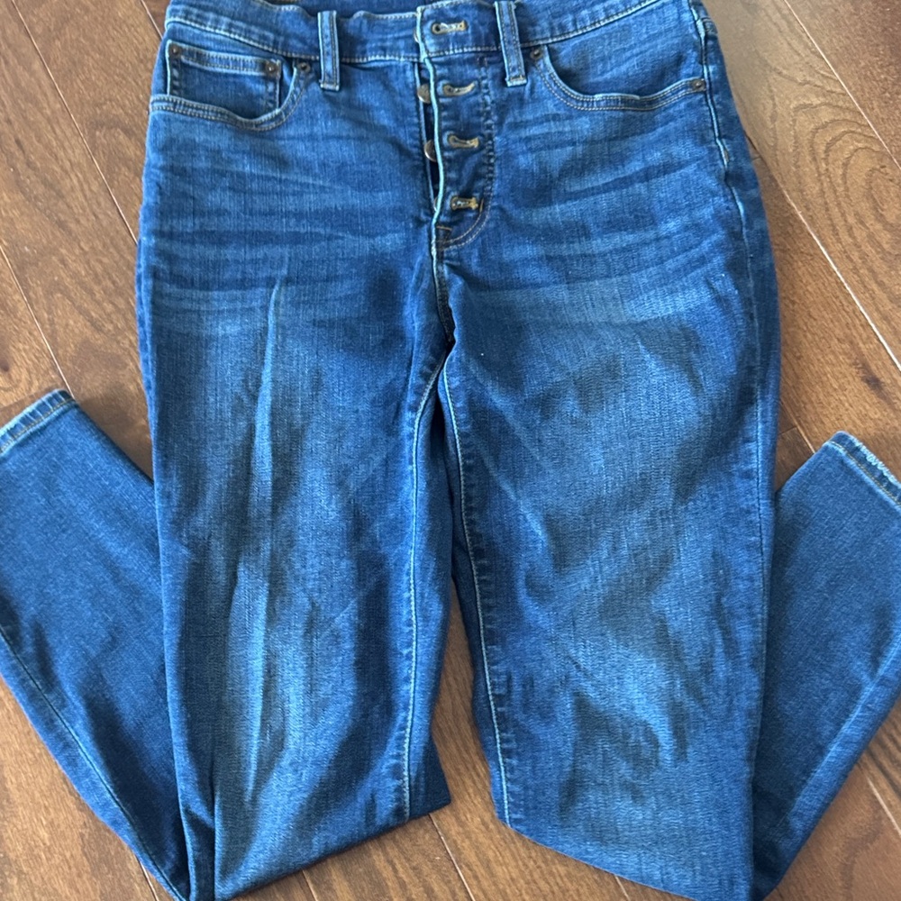 J. Crew Dark Blue Skinny Jeans